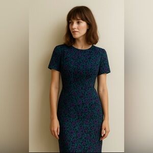 Hand-tailored 1950s pencil dress